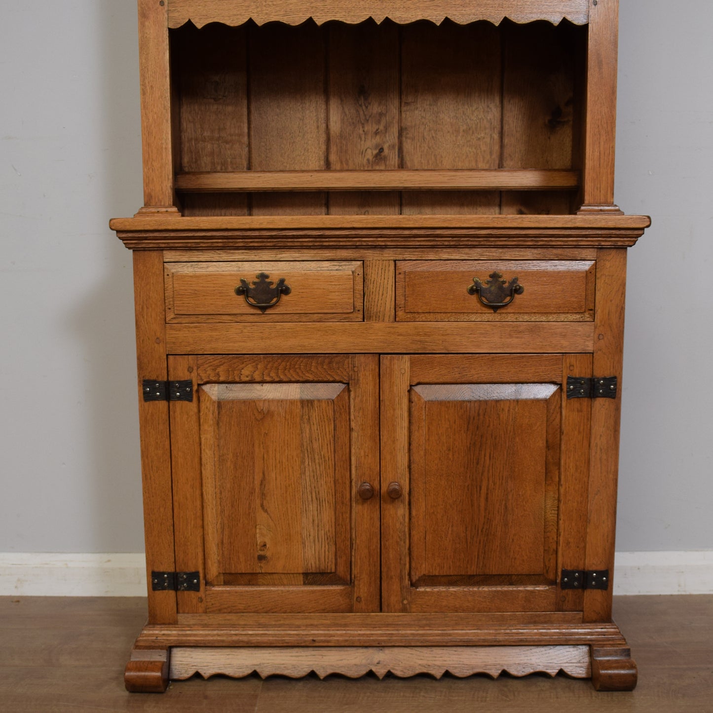 Vintage Oak Glazed Dresser