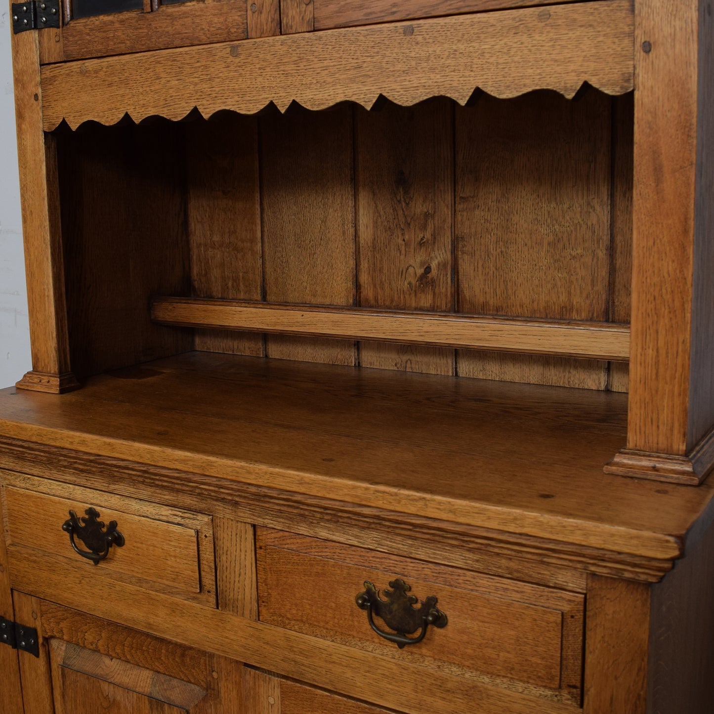 Vintage Oak Glazed Dresser