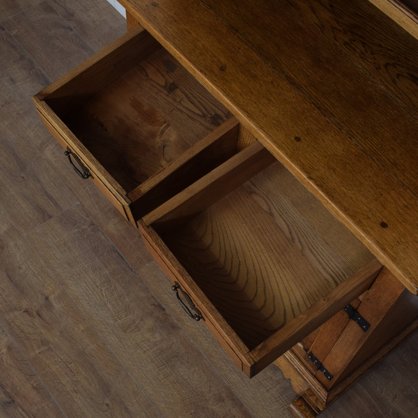 Vintage Oak Glazed Dresser