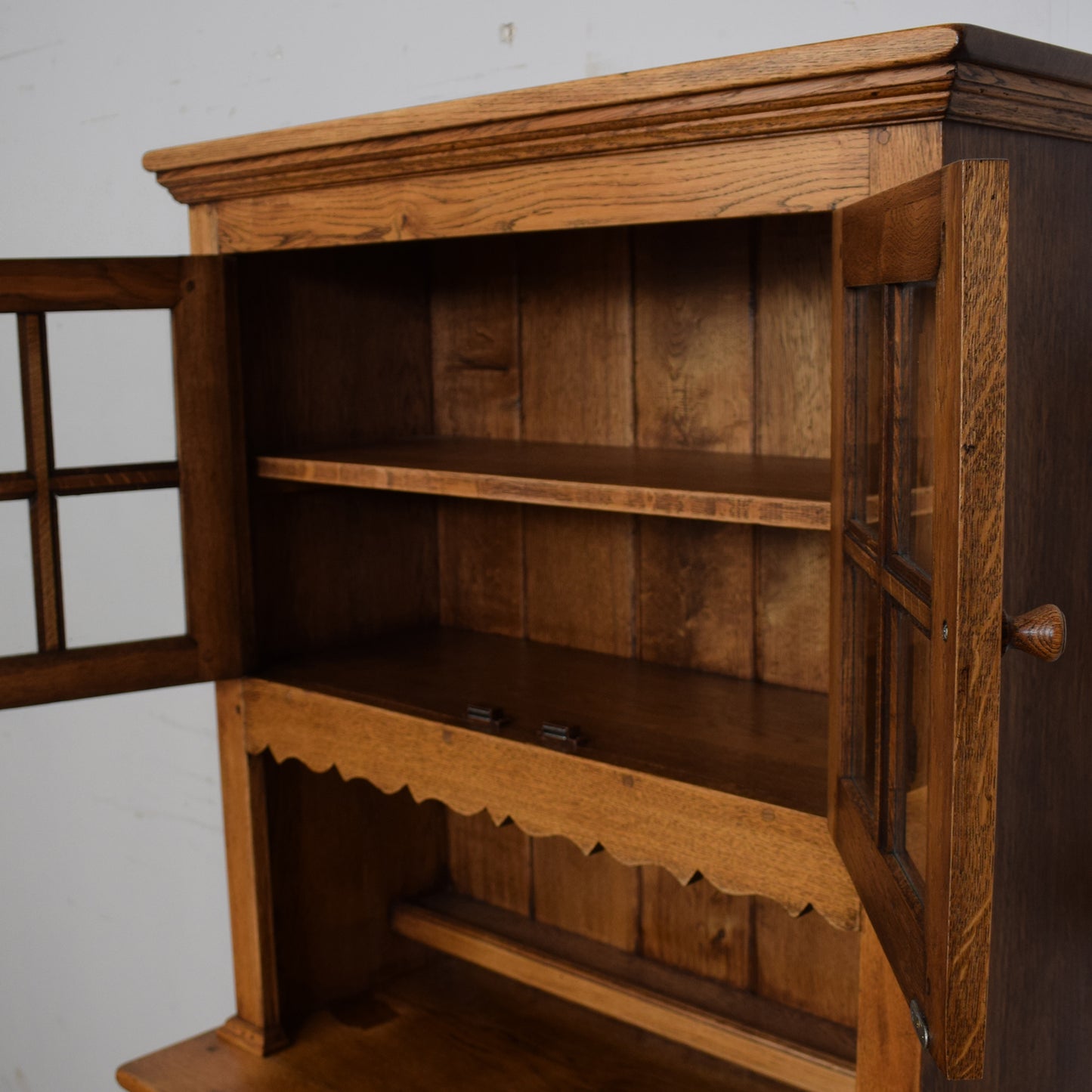 Vintage Oak Glazed Dresser