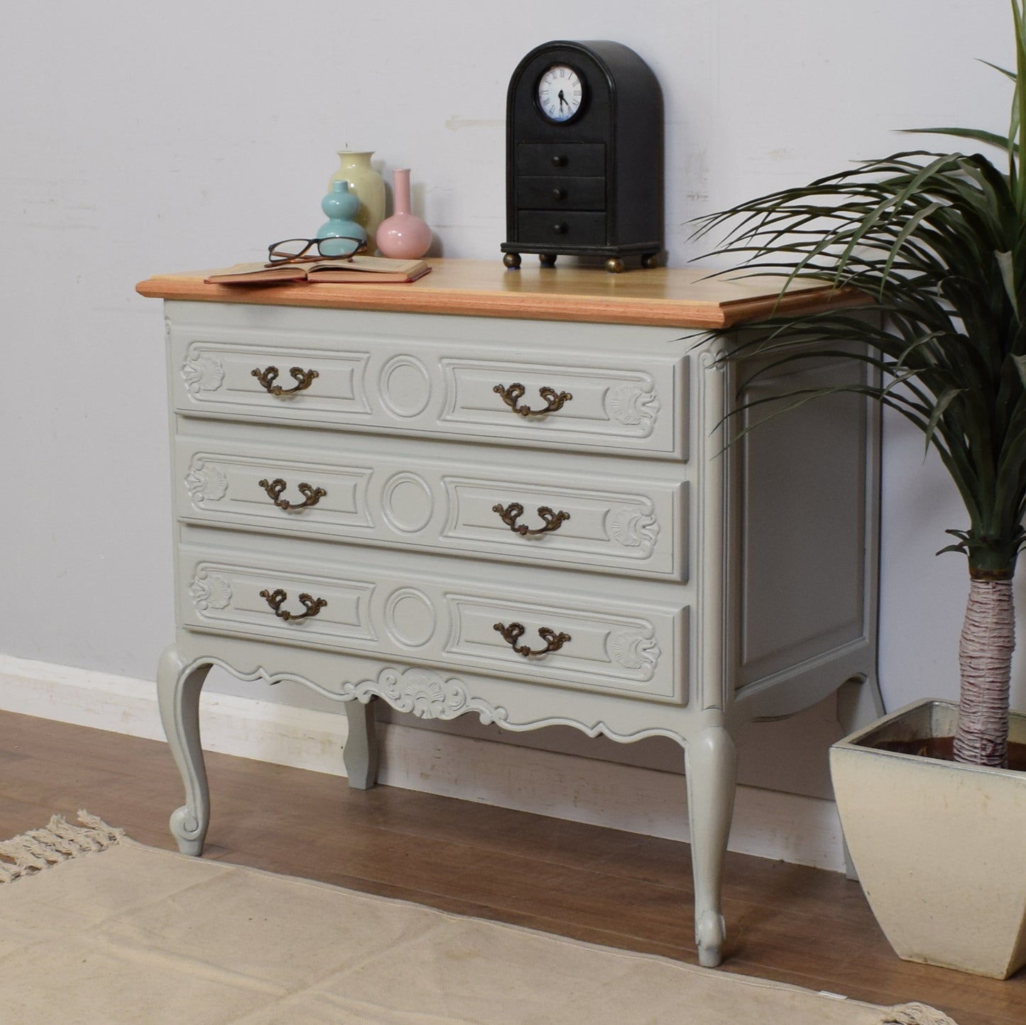 Painted French Chest Of Drawers