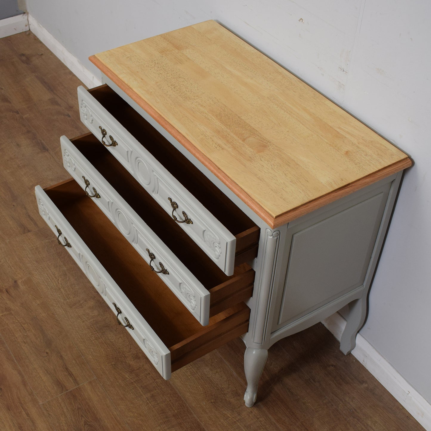 Painted French Chest Of Drawers