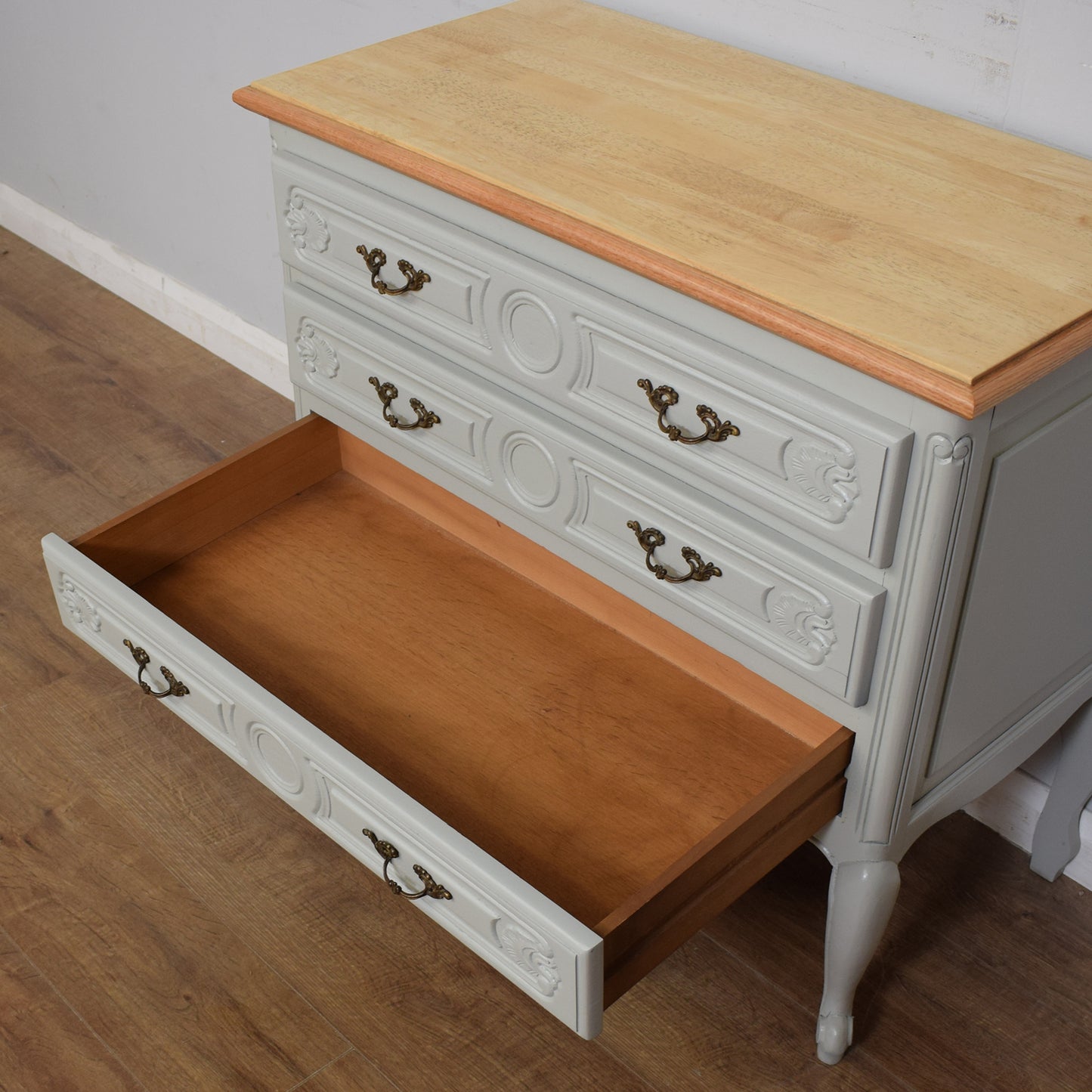 Painted French Chest Of Drawers