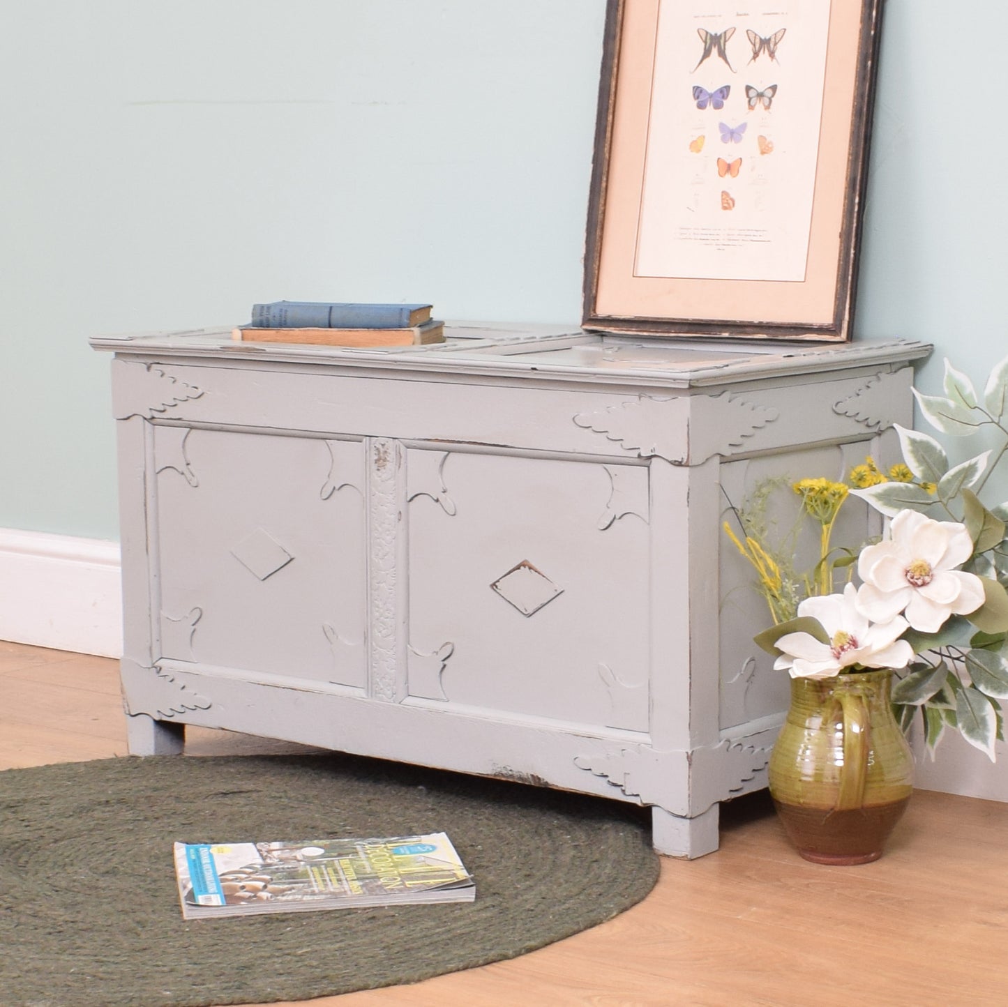 Shabby Chic Blanket Box