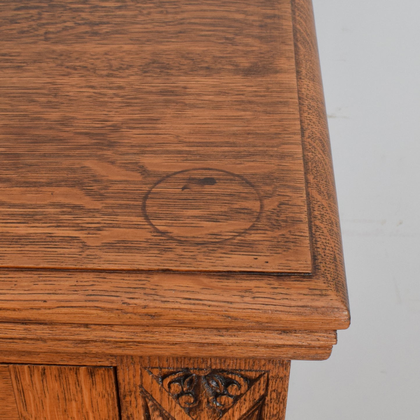 Carved Oak Cabinet