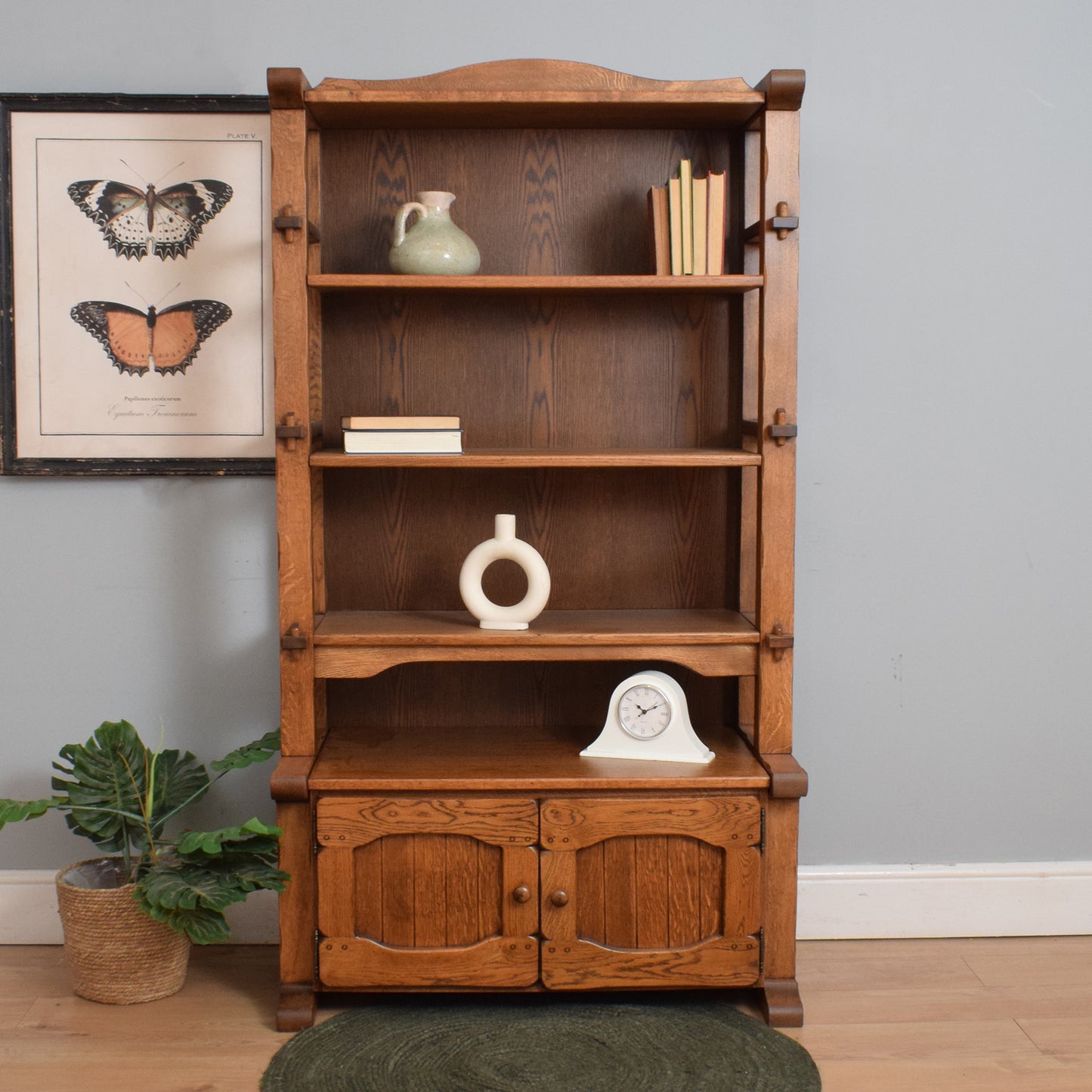 Restored Oak Bookcase