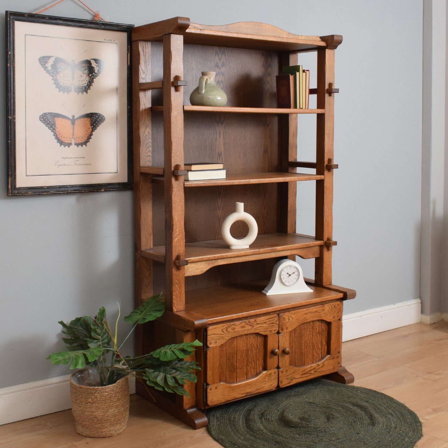 Restored Oak Bookcase