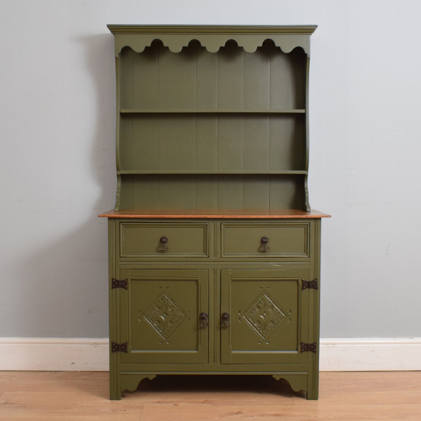 Painted Oak Dresser