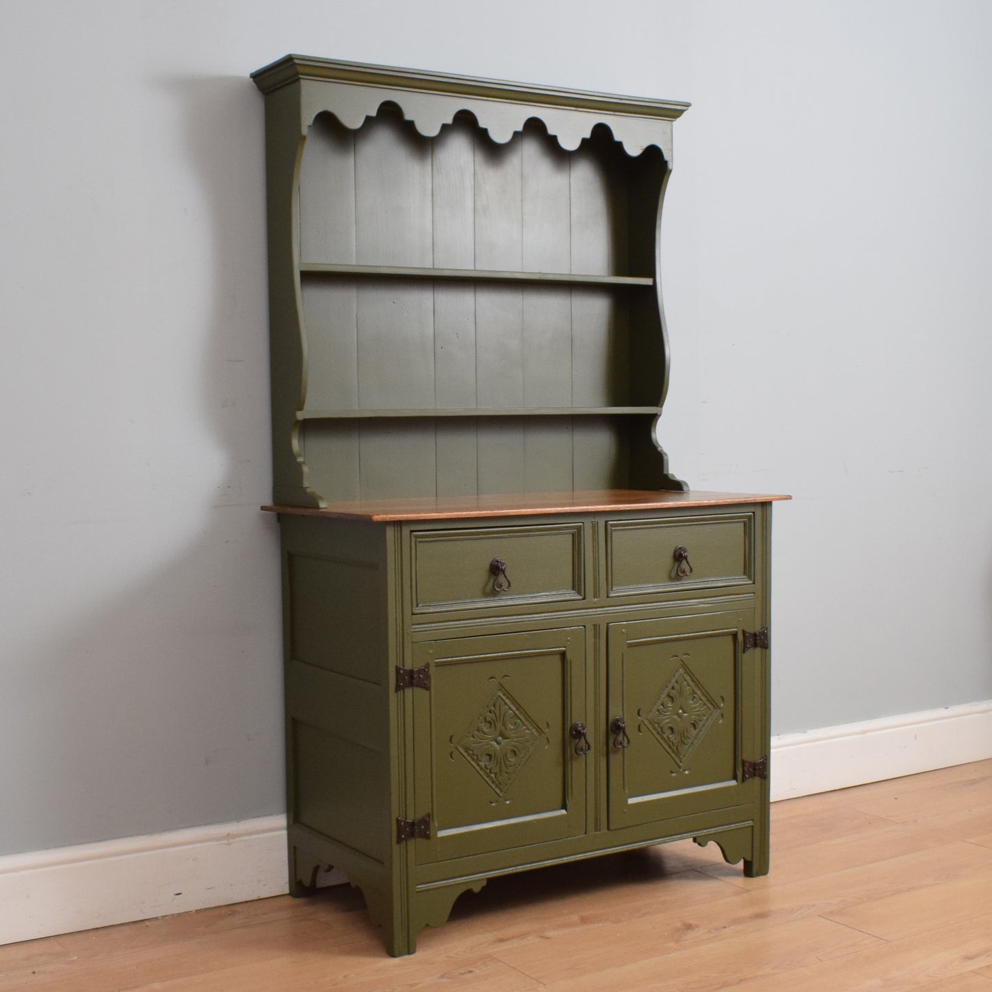 Painted Oak Dresser