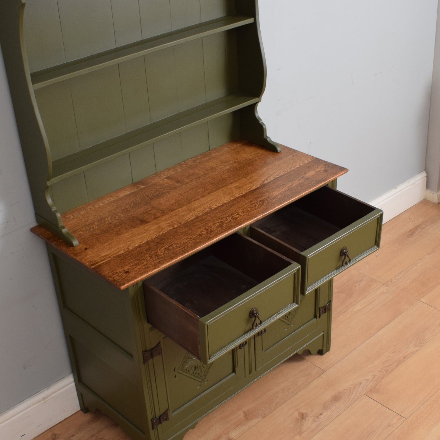 Painted Oak Dresser