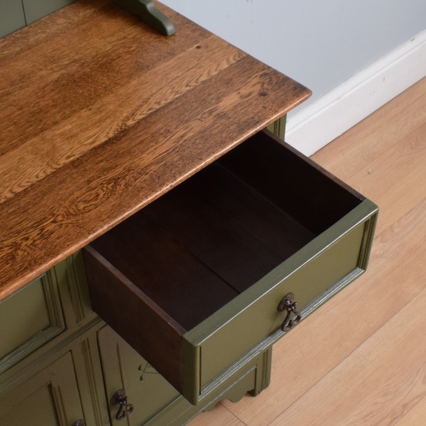 Painted Oak Dresser