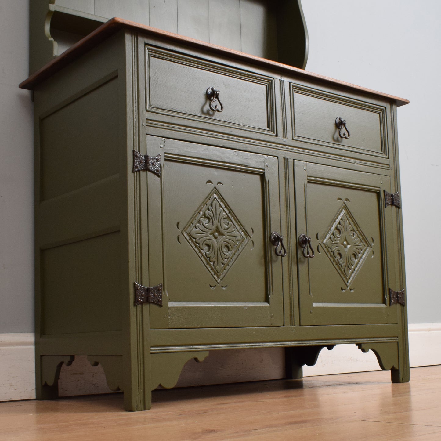 Painted Oak Dresser