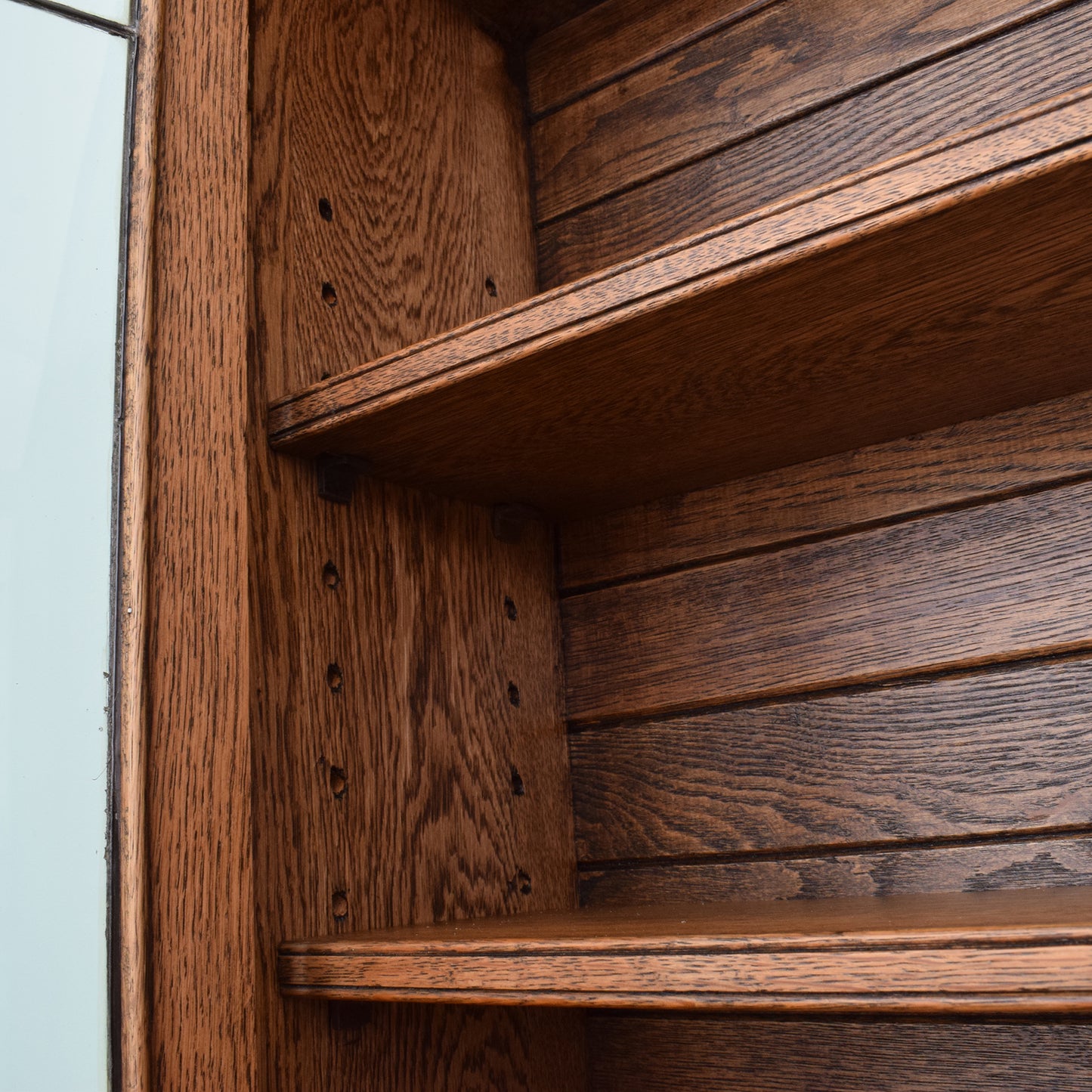 Vintage Oak Roll Top Desk/Bookcase
