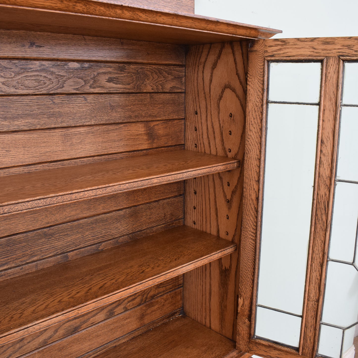 Vintage Oak Roll Top Desk/Bookcase