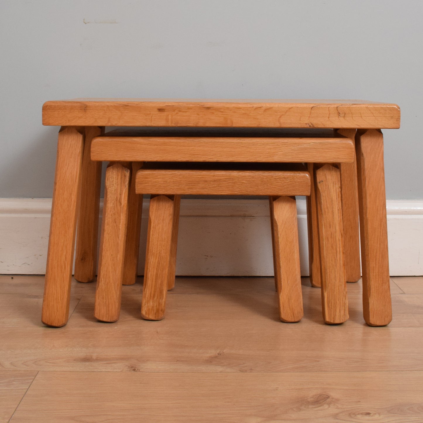 Traditional Oak Nest of Tables