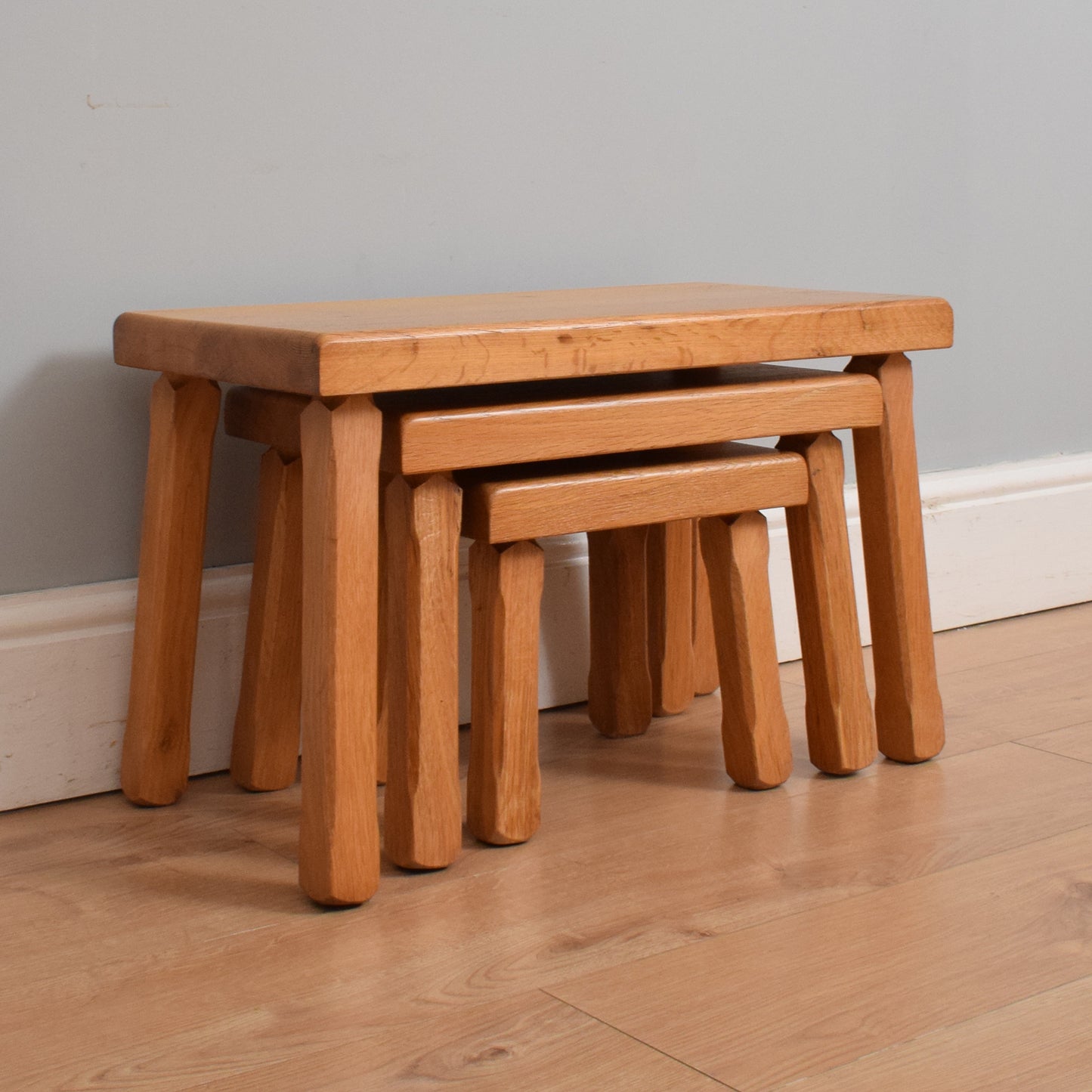 Traditional Oak Nest of Tables