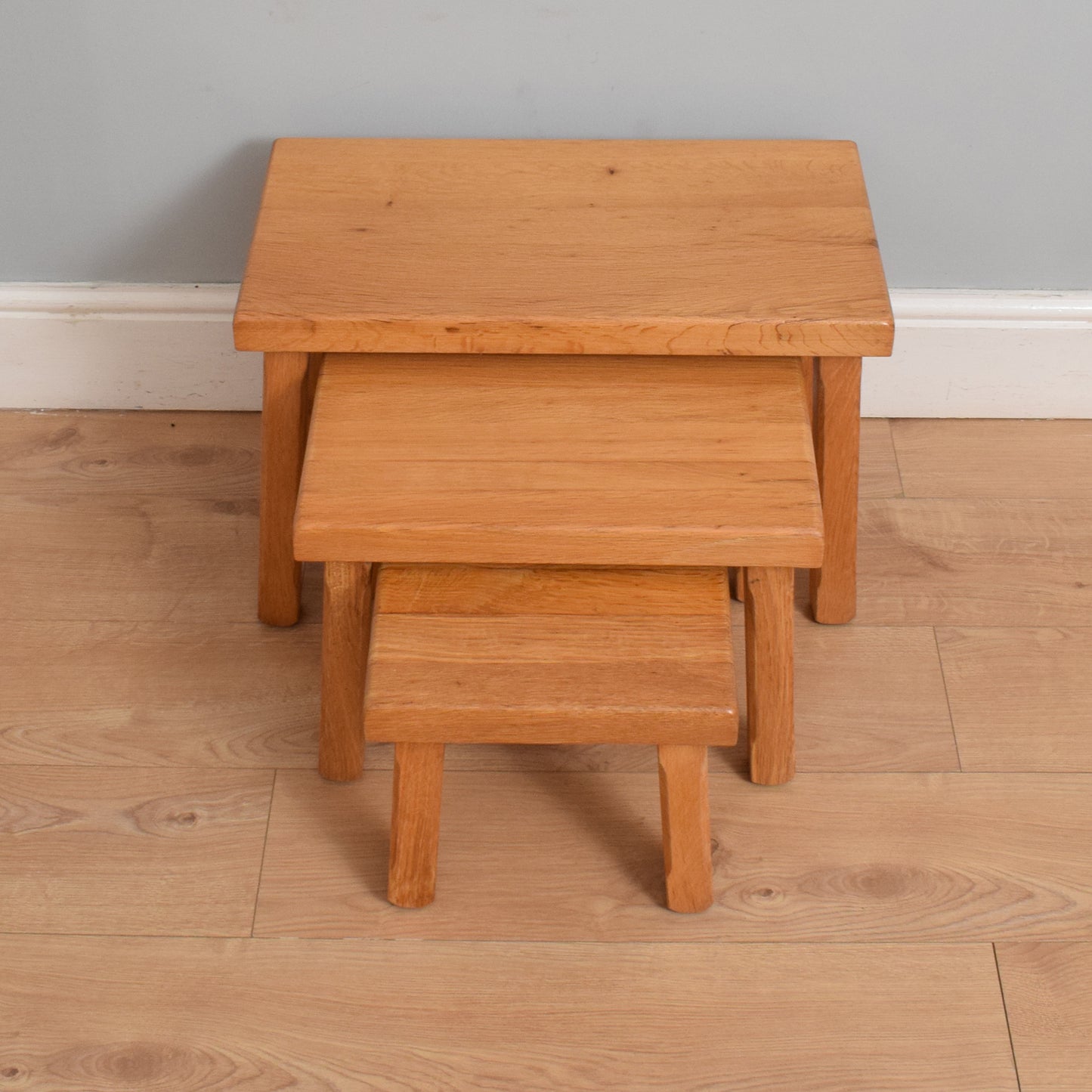 Traditional Oak Nest of Tables