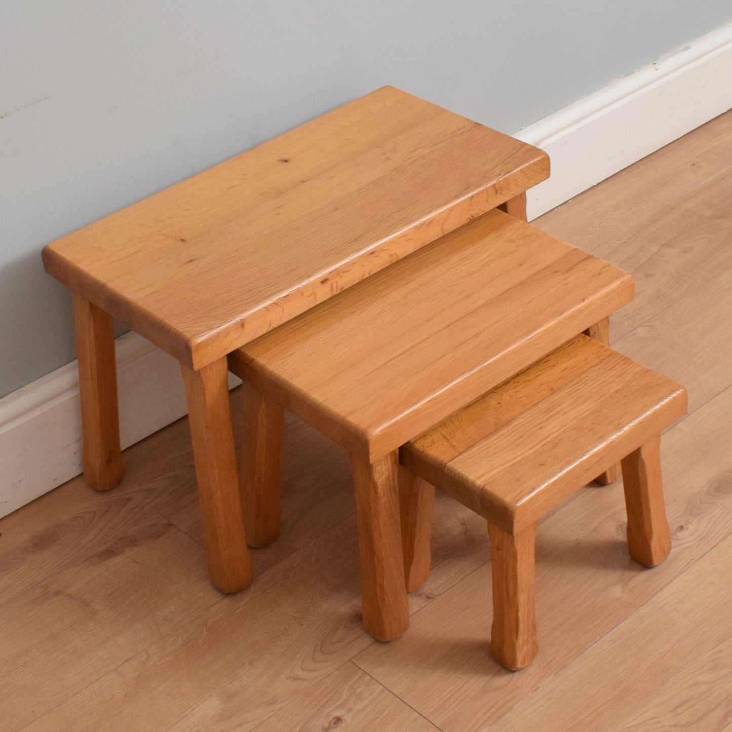 Traditional Oak Nest of Tables