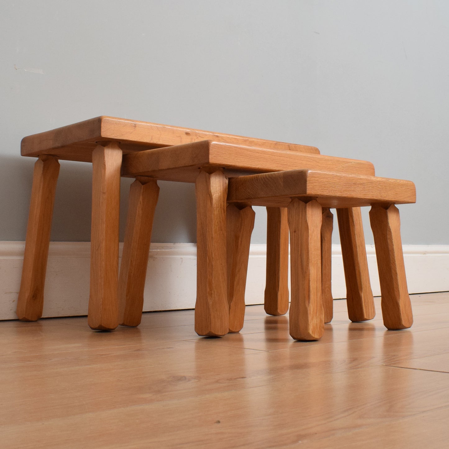 Traditional Oak Nest of Tables