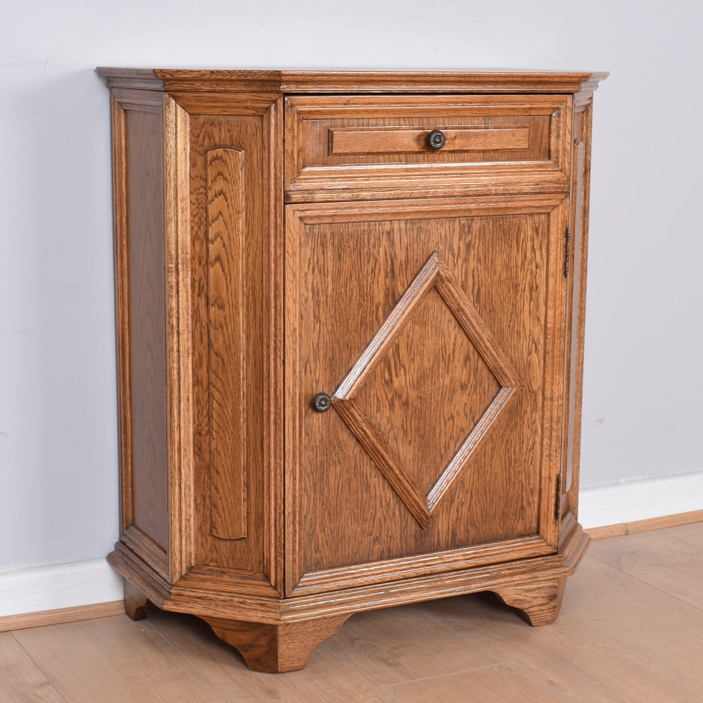 Restored Oak Hall Cabinet