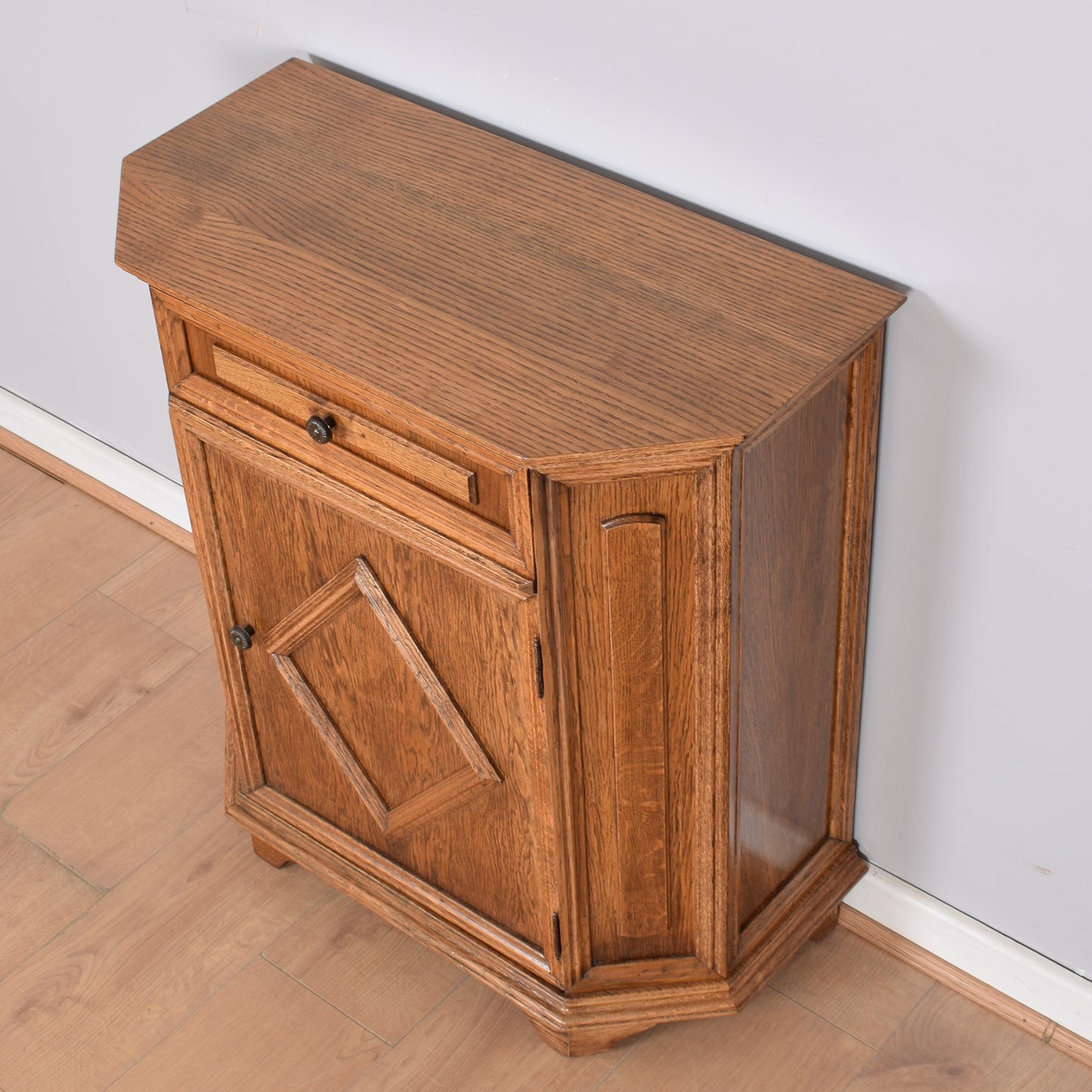 Restored Oak Hall Cabinet