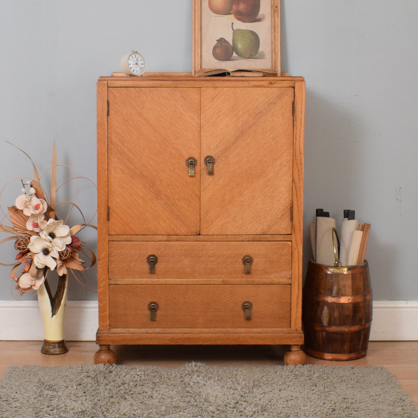 Traditional Oak Tallboy