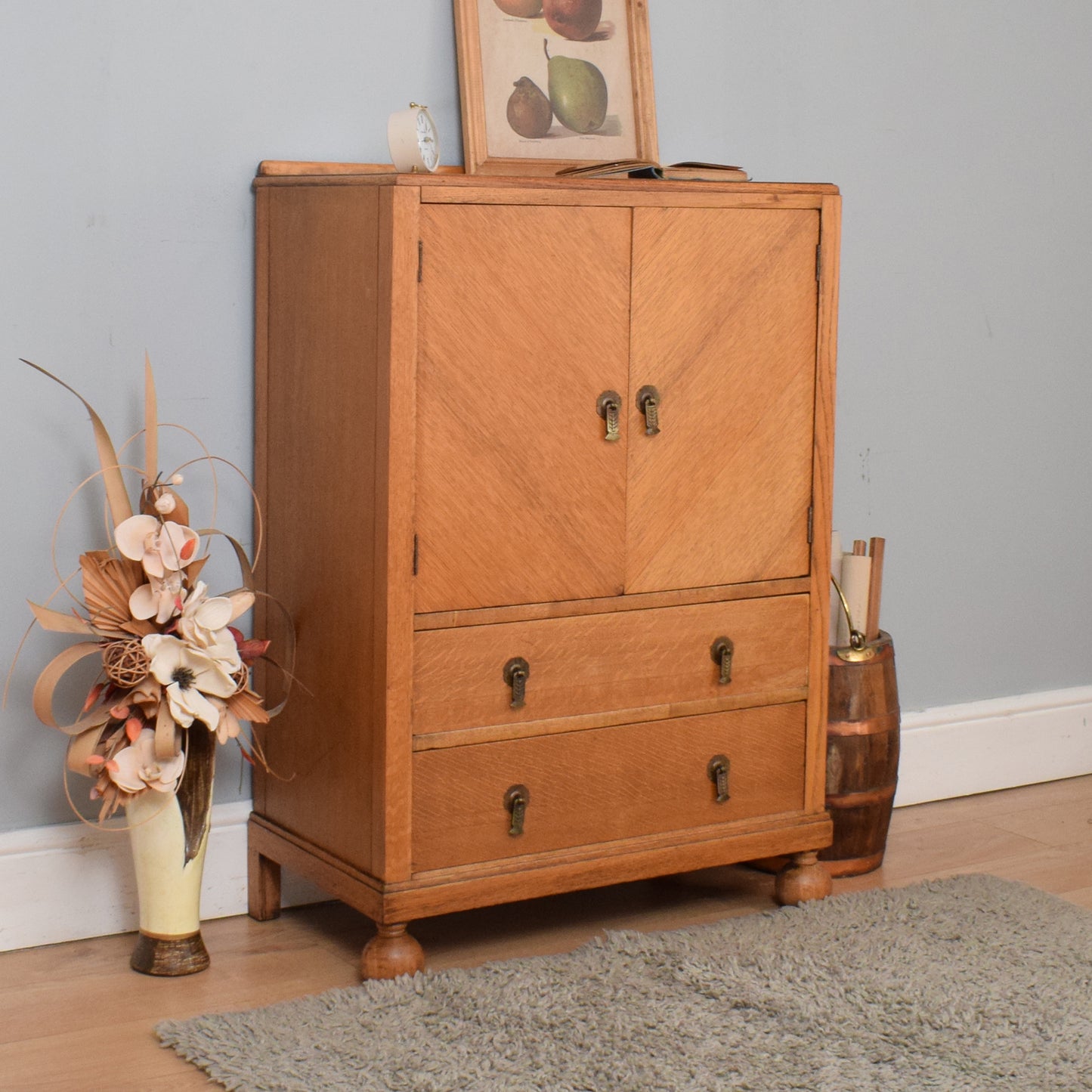 Traditional Oak Tallboy