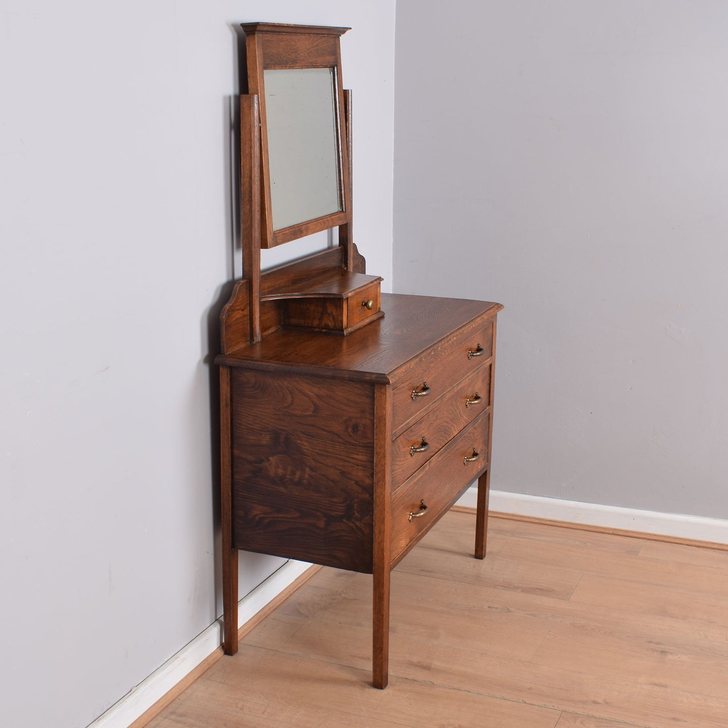 Restored Oak Dressing Table