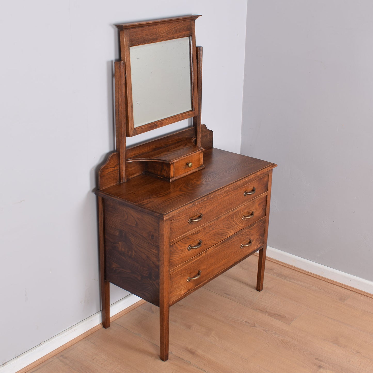 Restored Oak Dressing Table