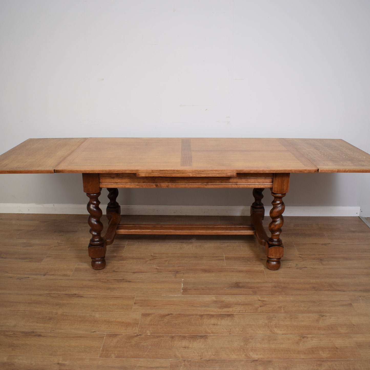 Restored Barley Twist Table And Six Chairs