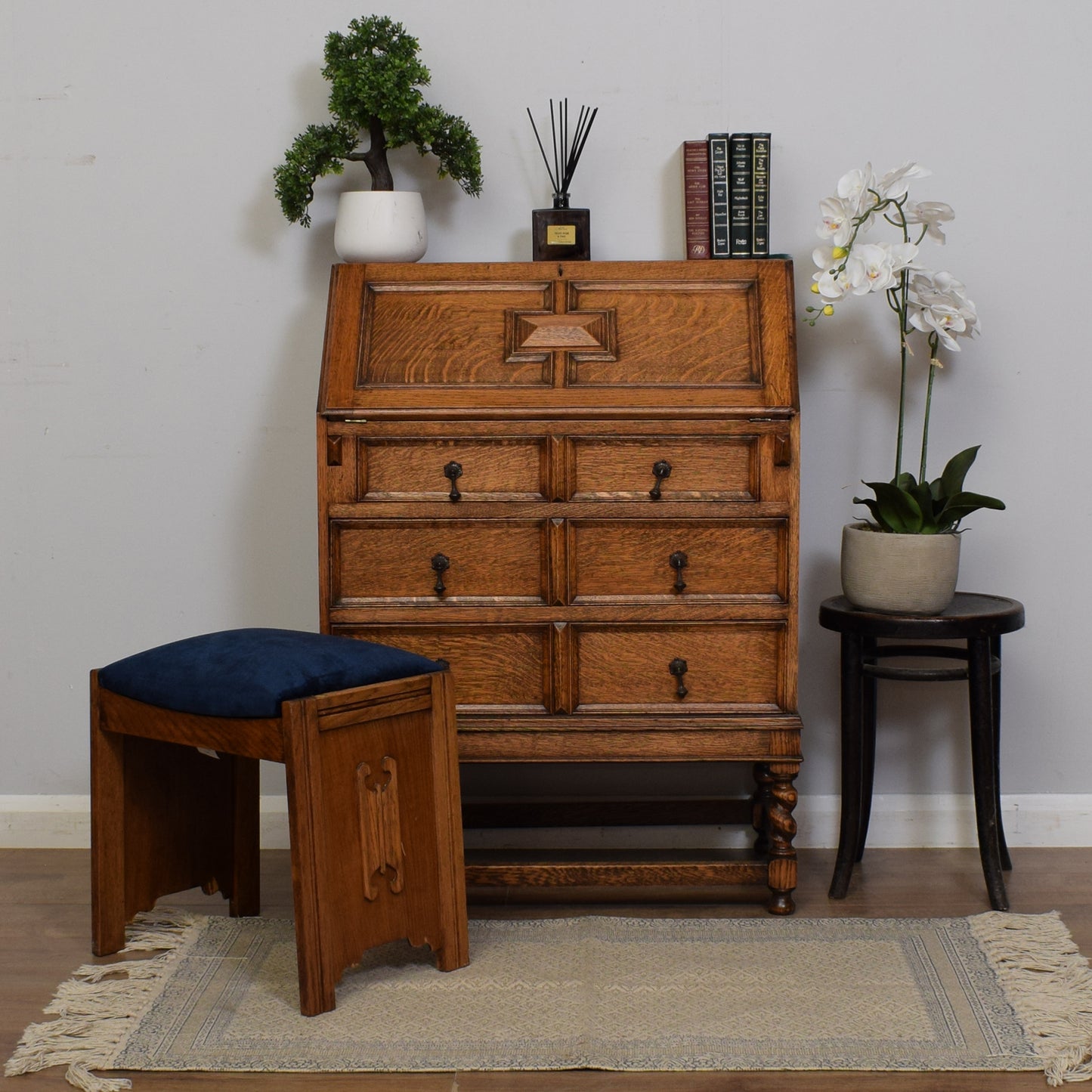 Restored Oak Bureau