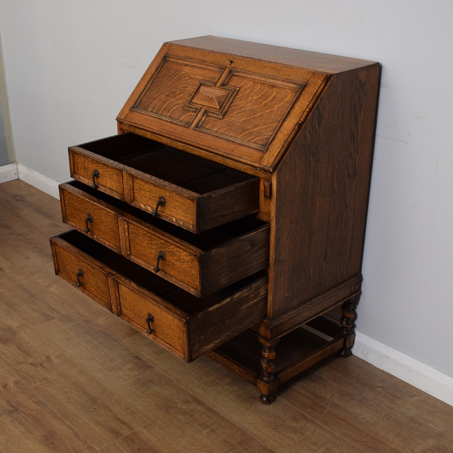 Restored Oak Bureau