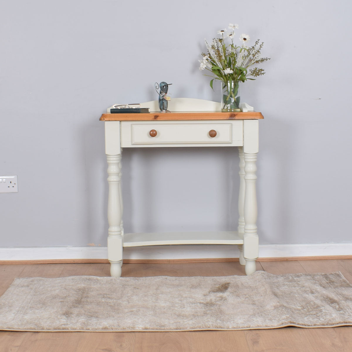 Painted Pine Console Table