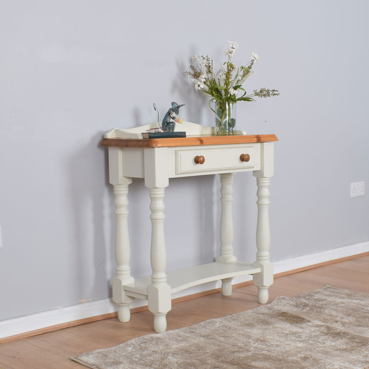 Painted Pine Console Table
