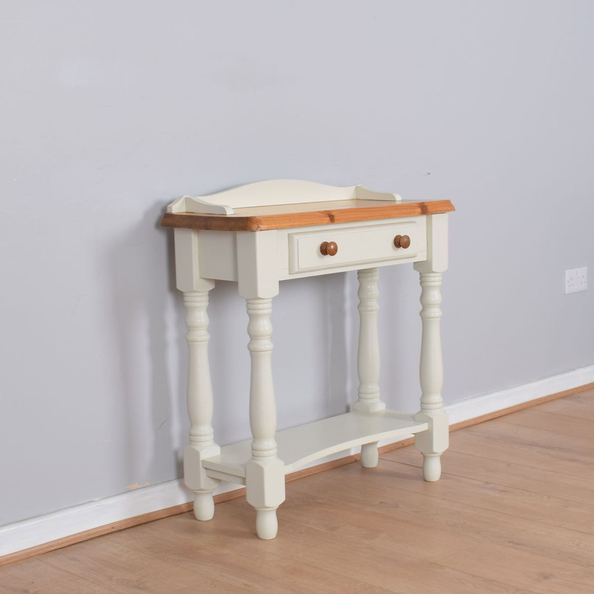 Painted Pine Console Table