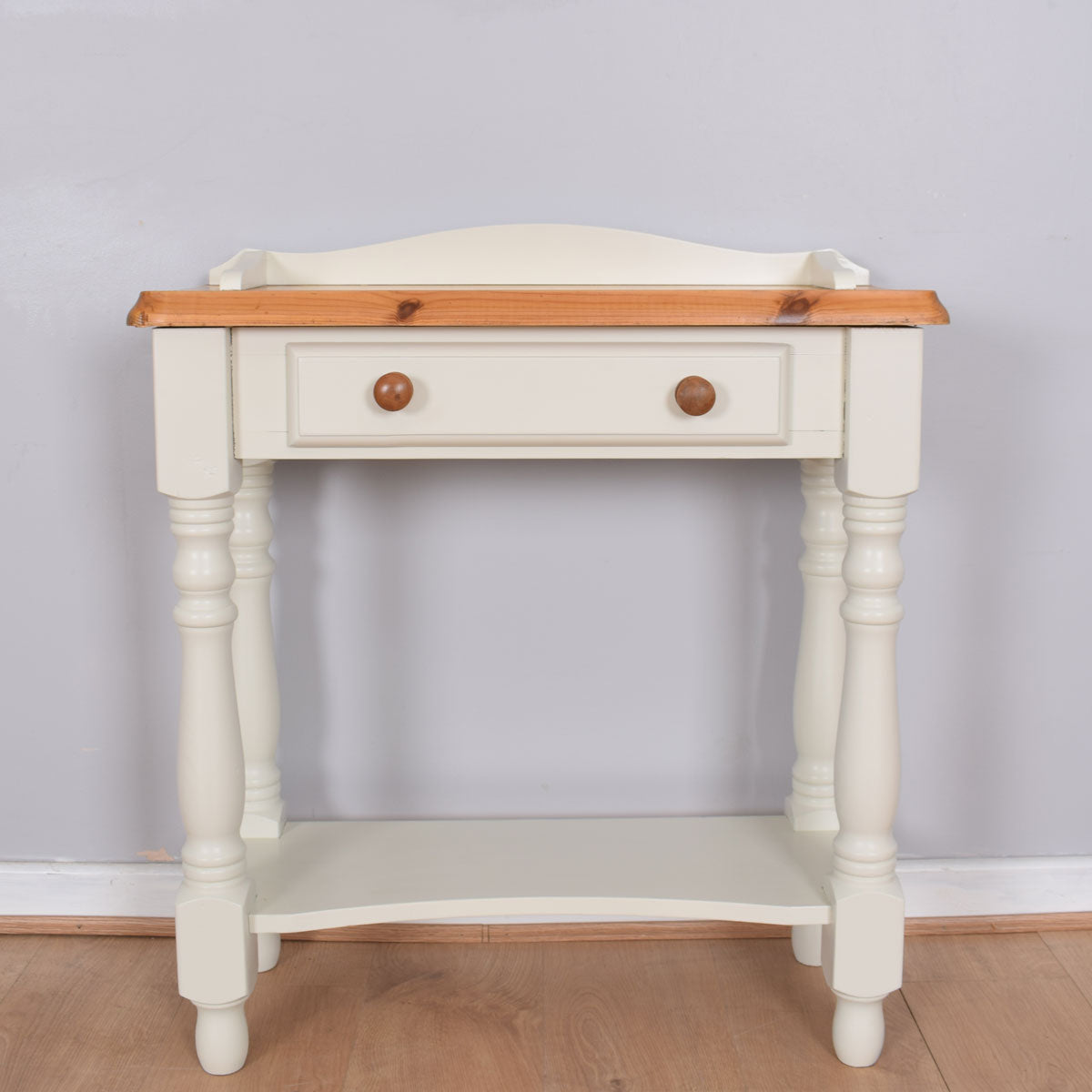 Painted Pine Console Table