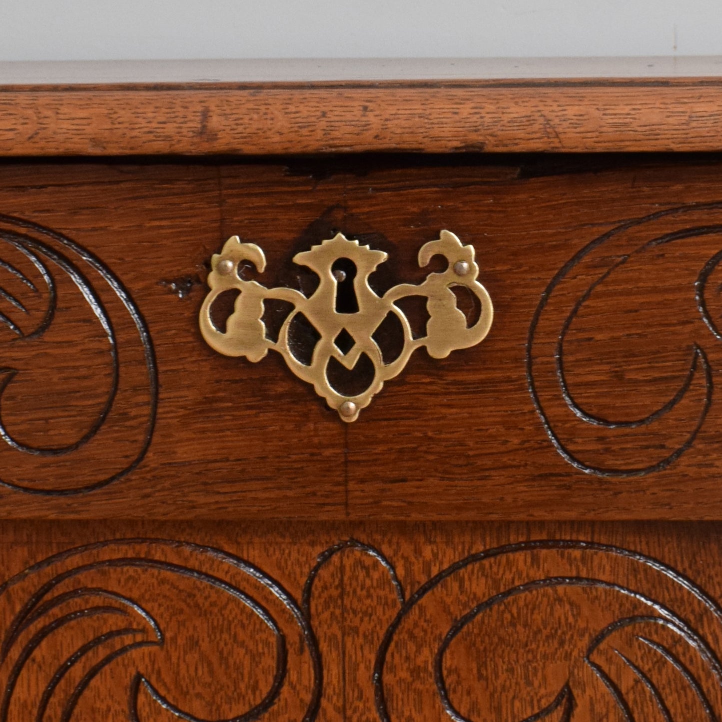Antique Carved Coffer