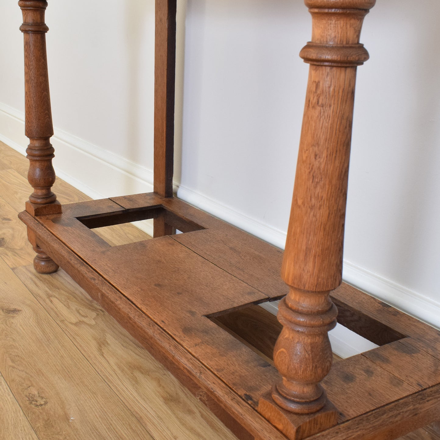 Carved Oak Hall Stand