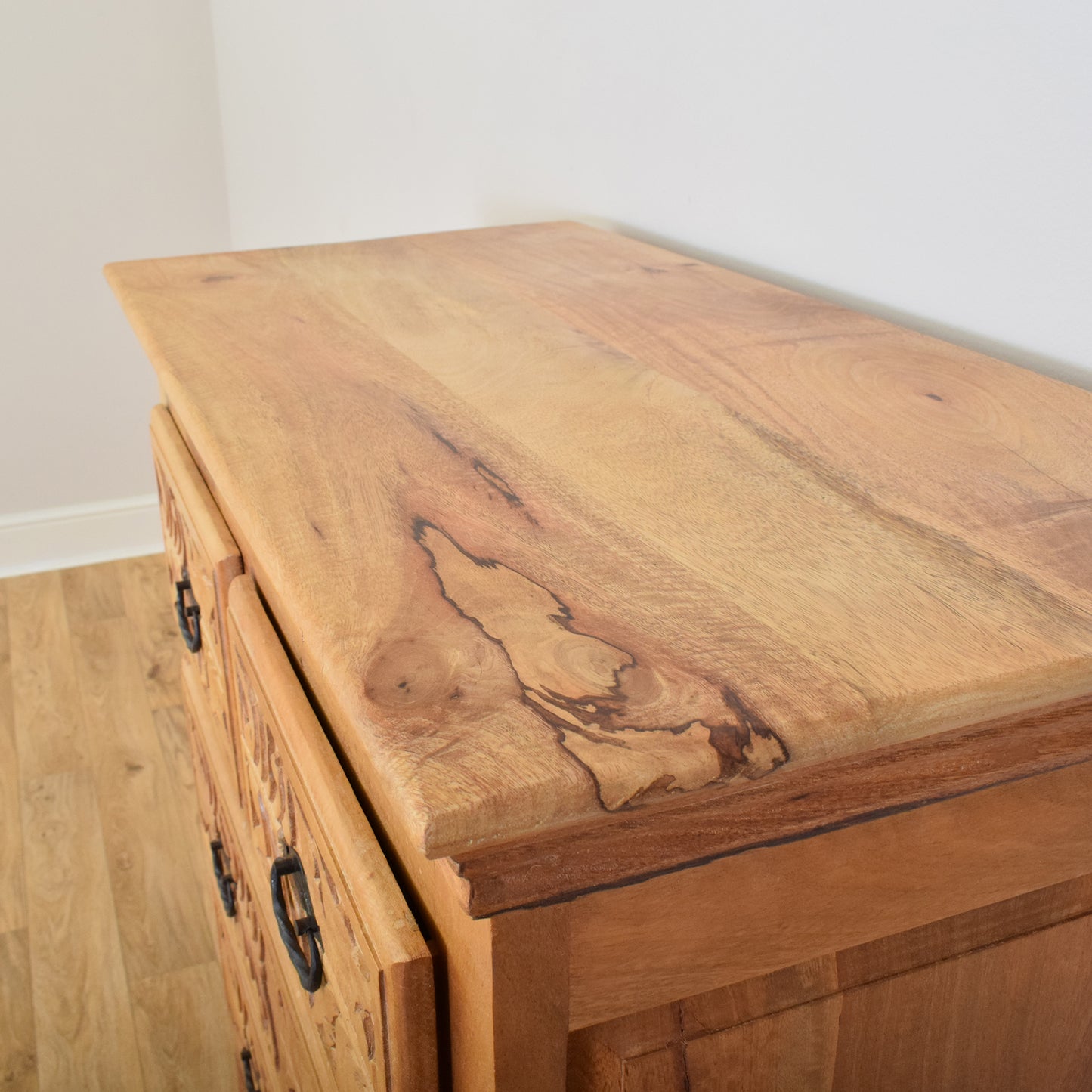 Carved Mango Chest of Drawers