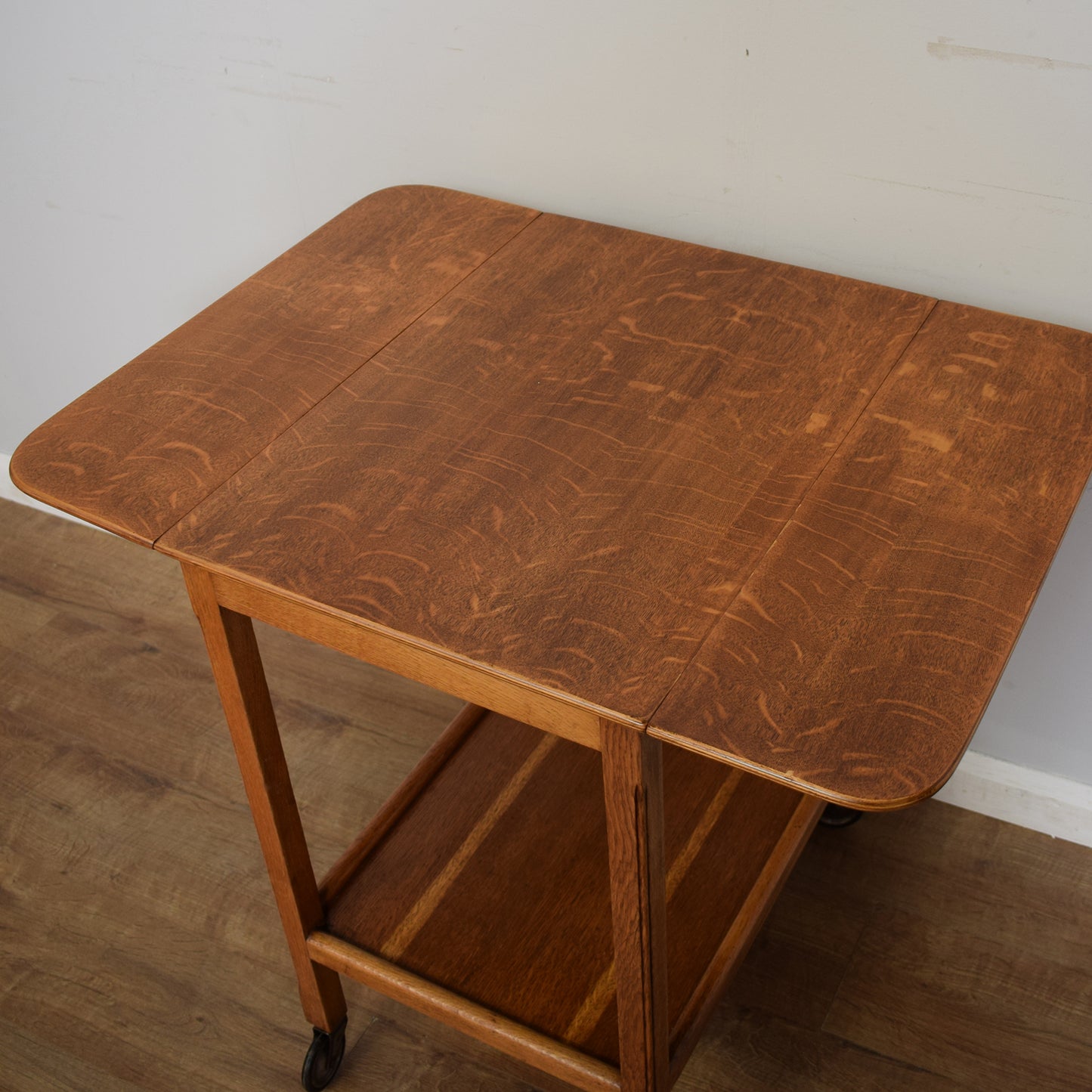 Oak Drop Leaf Trolley