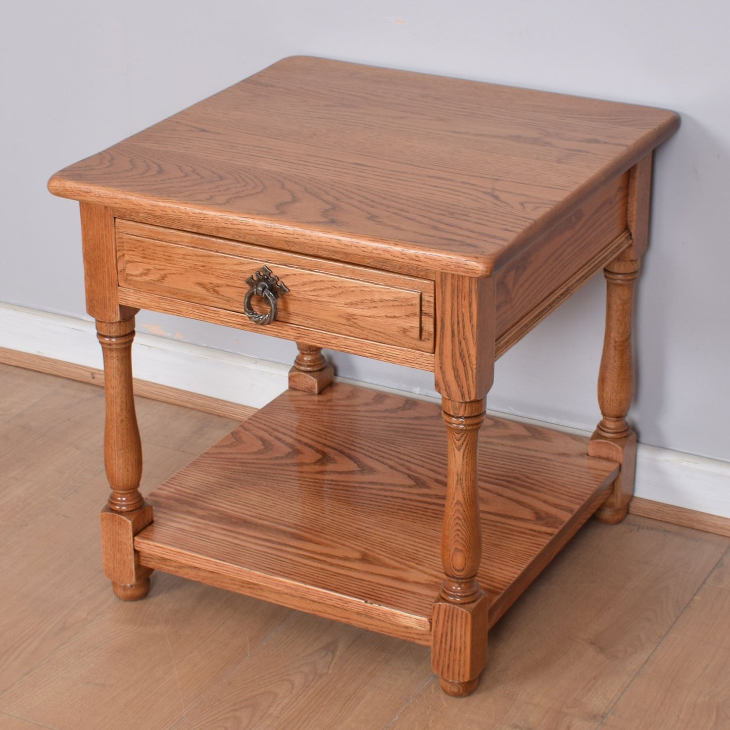Oak Occasional Table with Drawer
