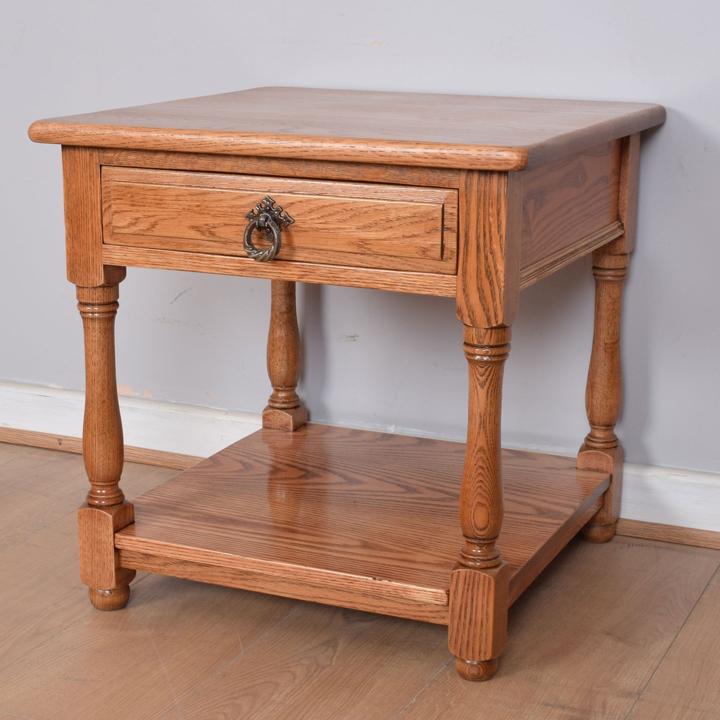 Oak Occasional Table with Drawer