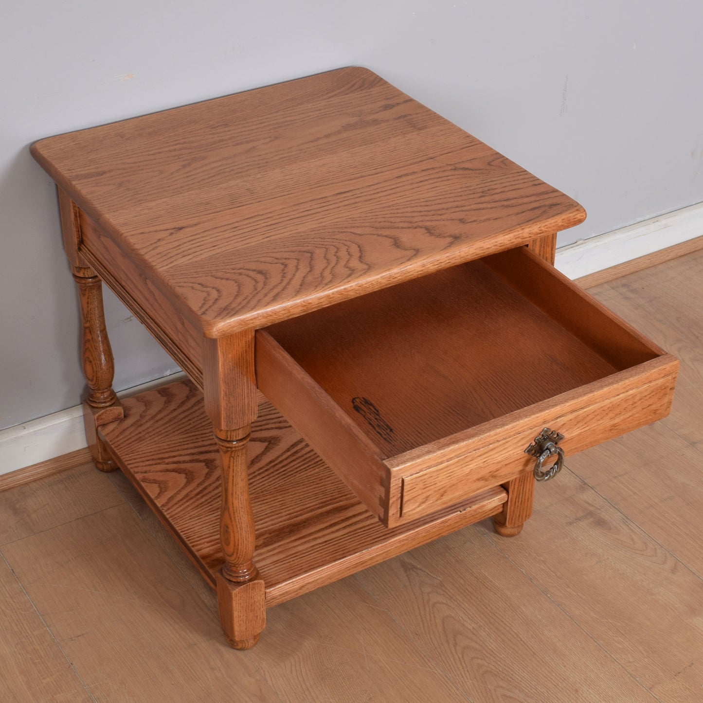 Oak Occasional Table with Drawer