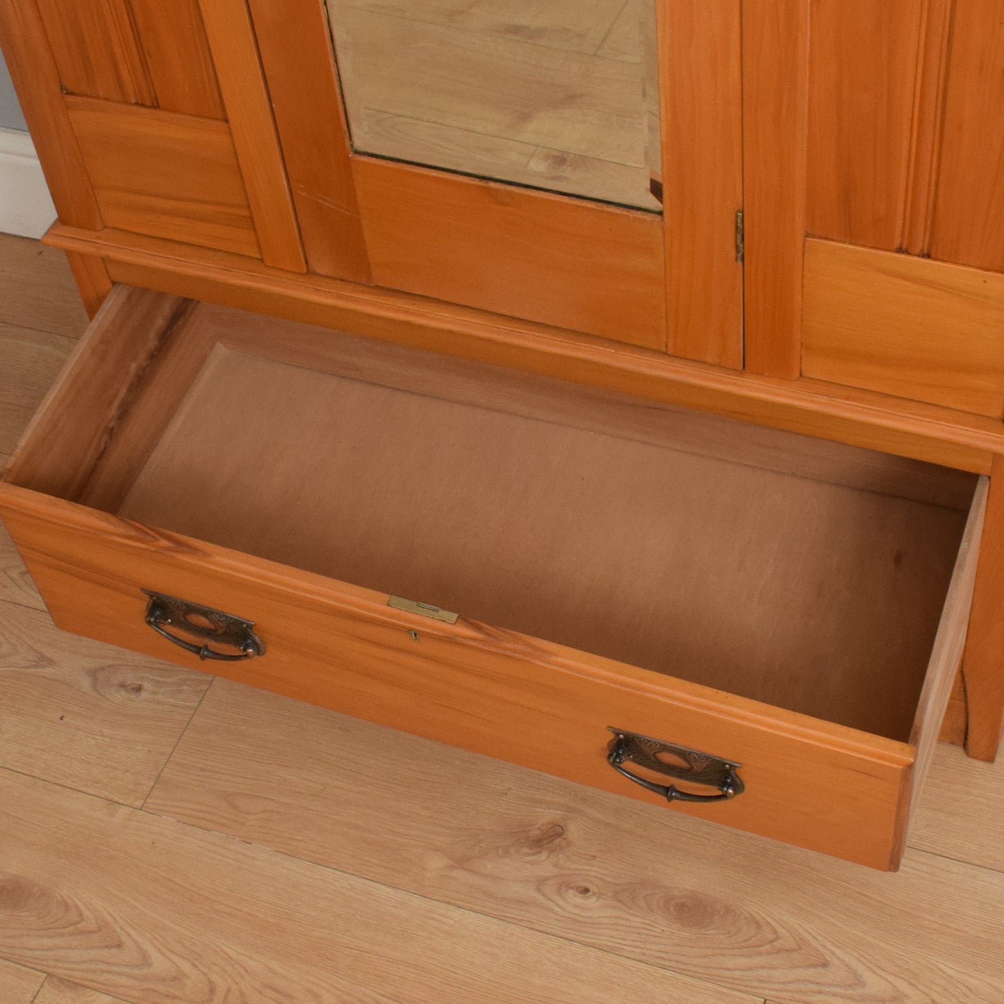 Edwardian Satinwood Wardrobe