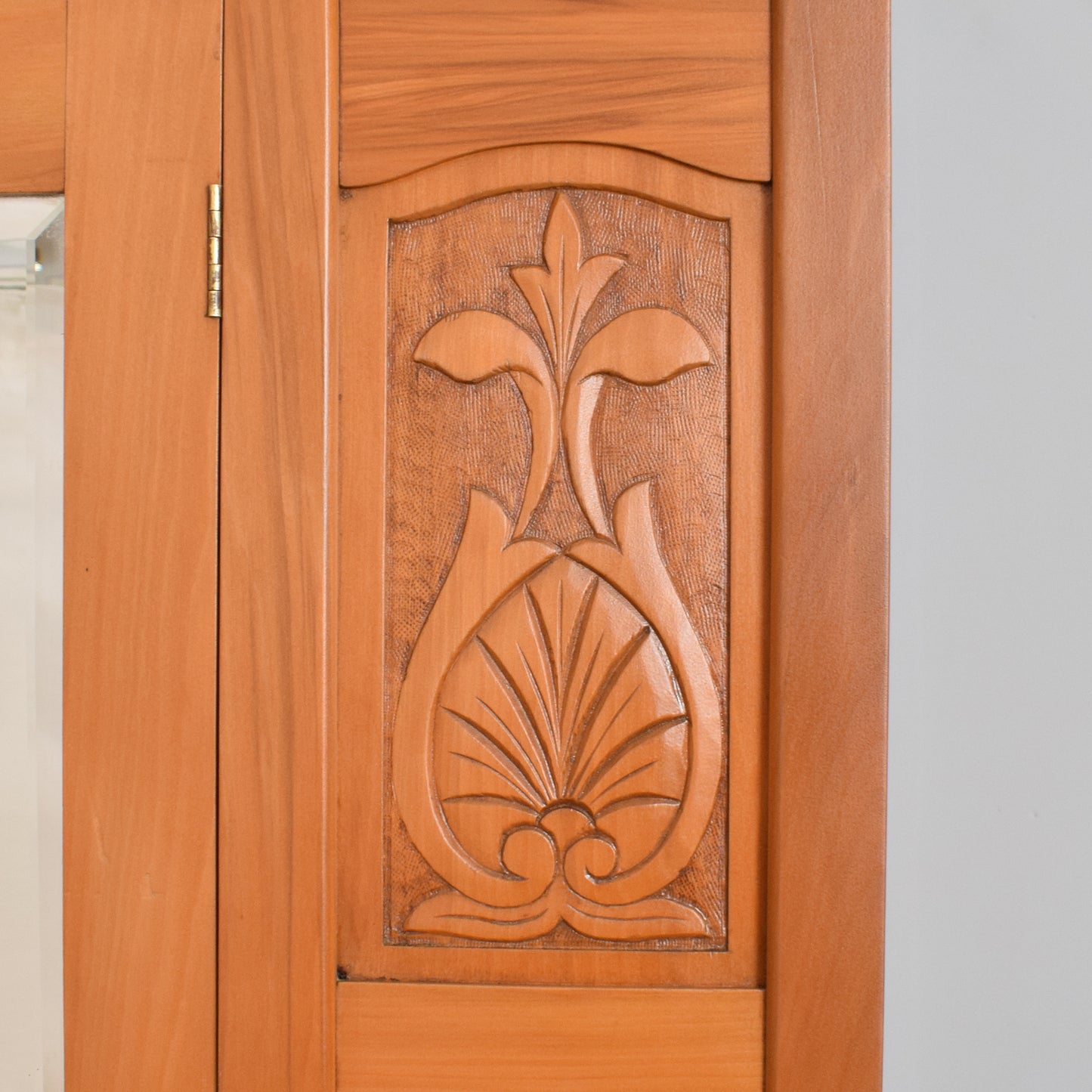 Edwardian Satinwood Wardrobe