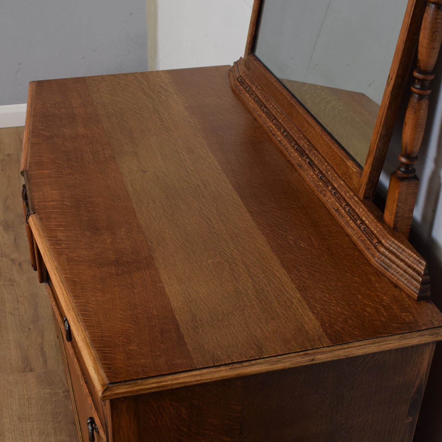 Vintage Oak Dressing Table