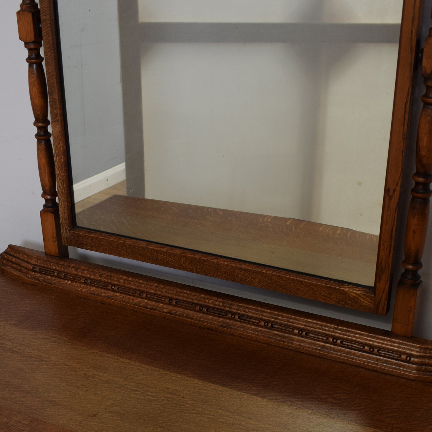 Vintage Oak Dressing Table