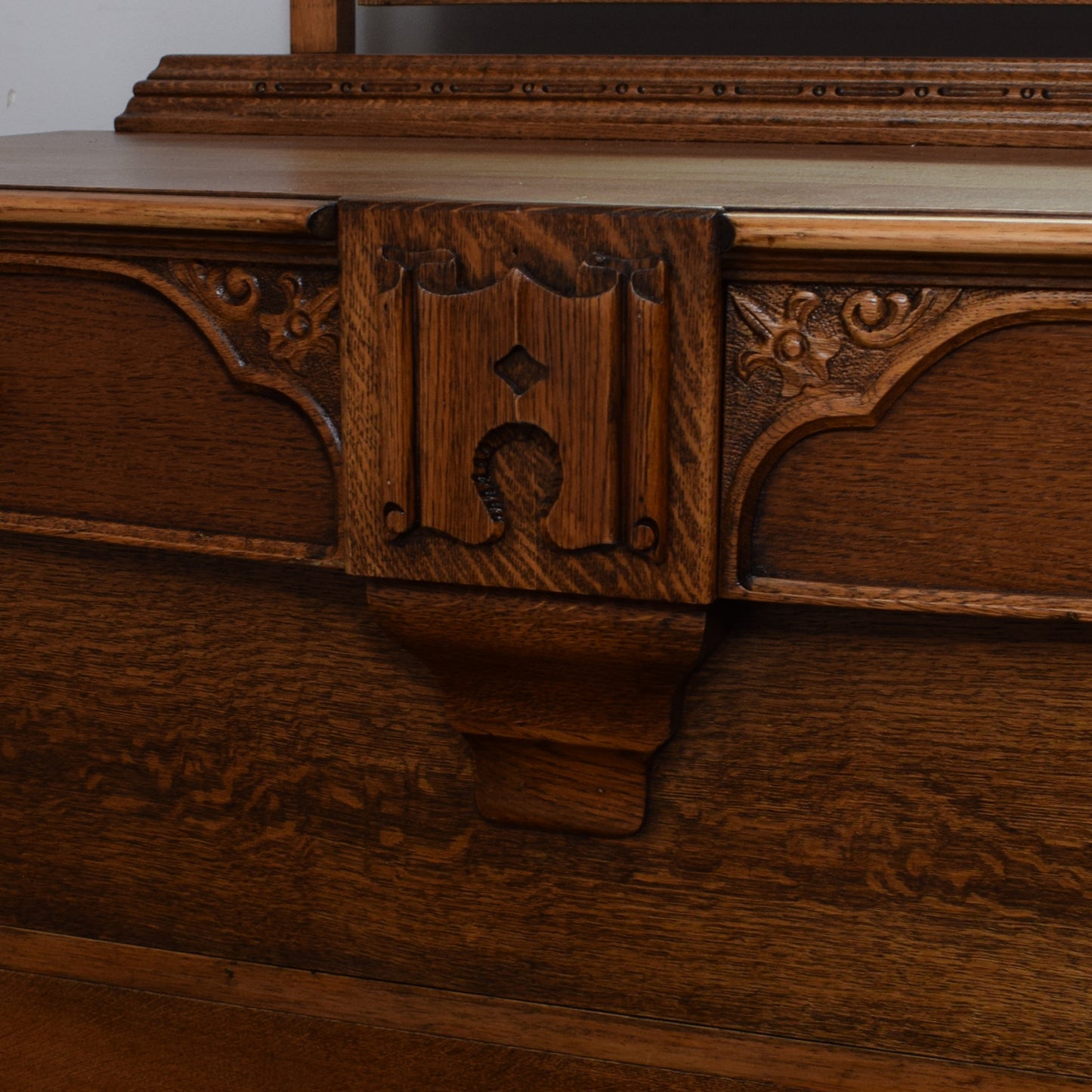Vintage Oak Dressing Table