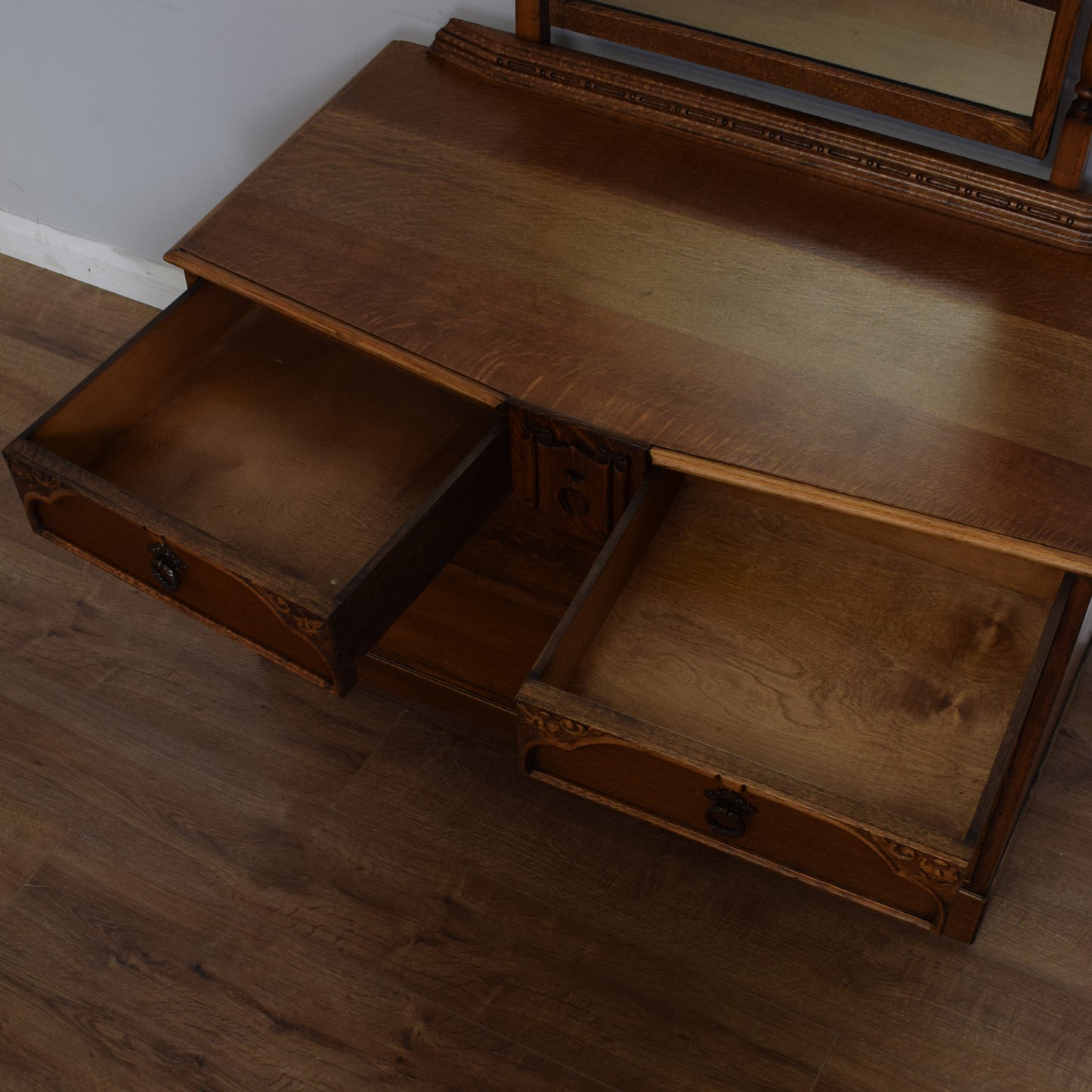 Vintage Oak Dressing Table
