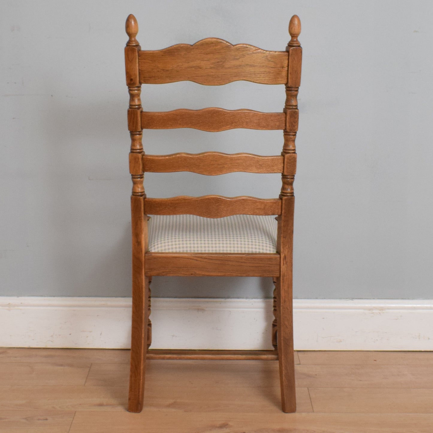 Restored Oak Table and Six Chairs